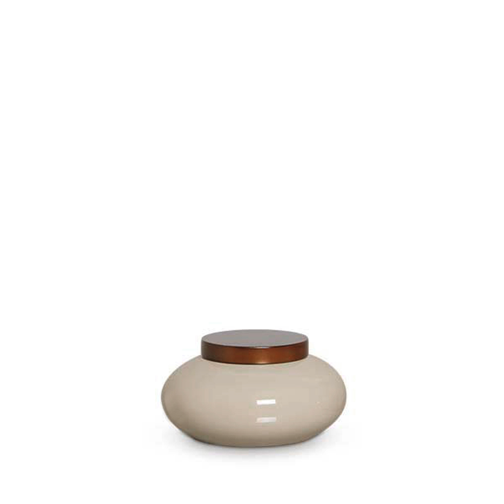 Potiche en Capuchino Brillante (10×17)
