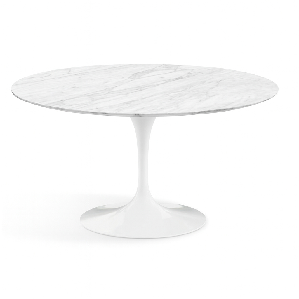 Mesa Tulip Mármol Carrara