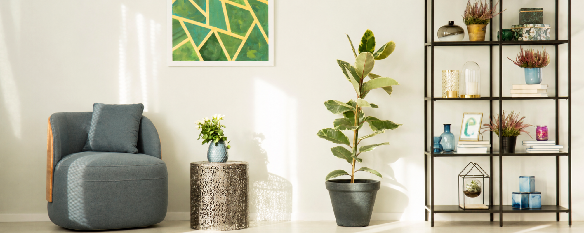 ideas para aprovechar rincones muertos en el living