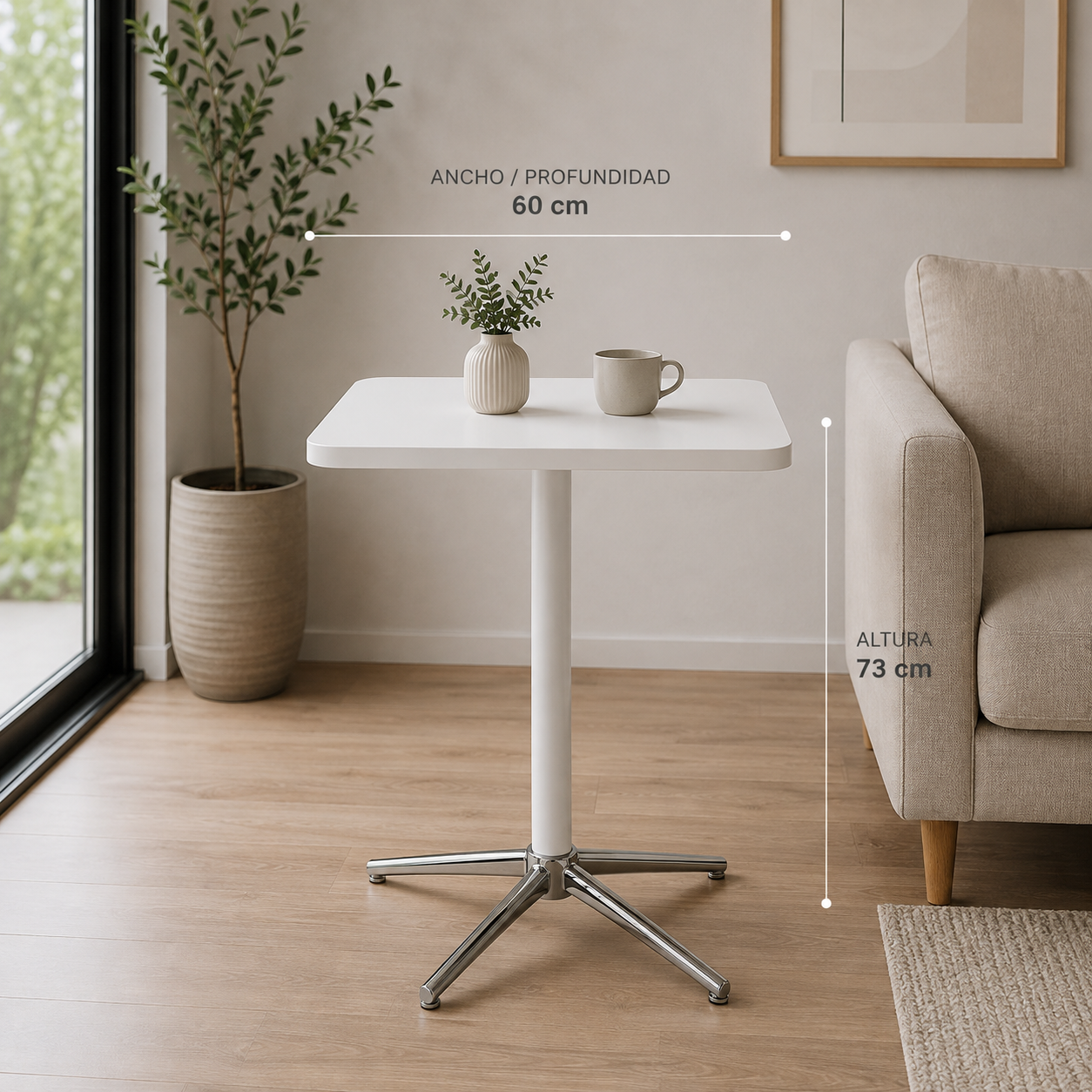 Mesa cuadrada Handy - Imagen 2